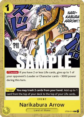 Narikabura Arrow artwork