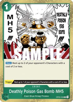Deathly Poison Gas Bomb MH5 artwork
