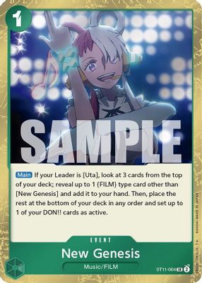 New Genesis artwork