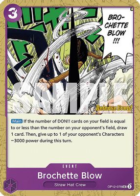 Brochette Blow artwork