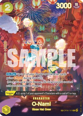 O-Nami OP06-101 Standard One Piece card
