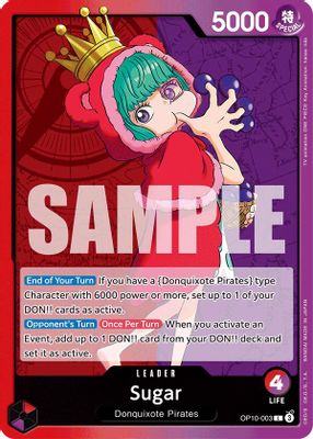 Sugar OP10-003 Standard One Piece card