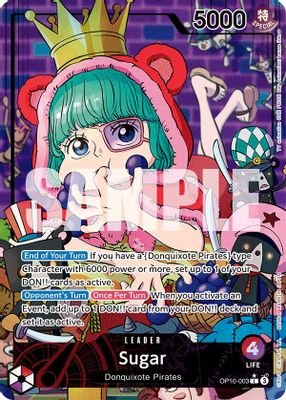 Sugar OP10-003 Alternate Art One Piece card