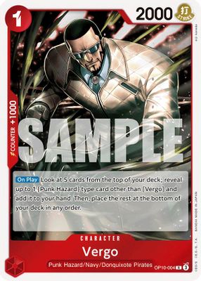 Vergo OP10-004 Standard One Piece card