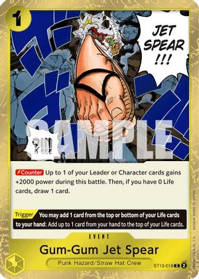 Gum-Gum Jet Spear artwork