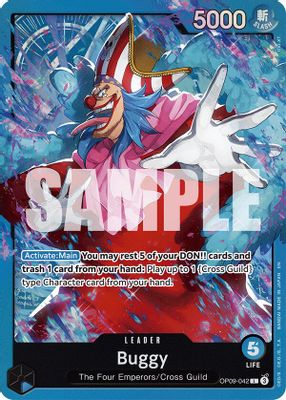 Buggy OP09-042 Standard One Piece card