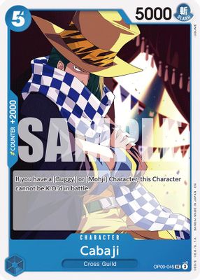Cabaji OP09-045 Standard One Piece card