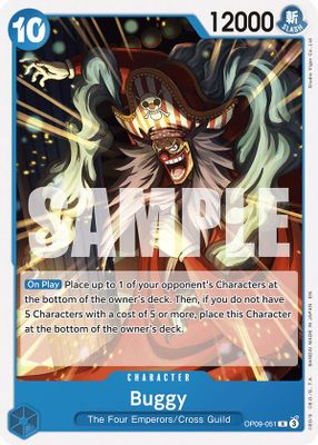 Buggy OP09-051 Standard One Piece card