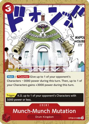 Munch-Munch Mutation OP08-019 Standard One Piece card