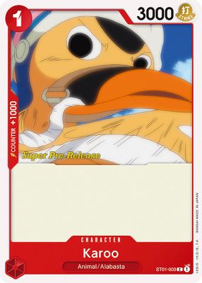Karoo ST01-003 Standard One Piece card