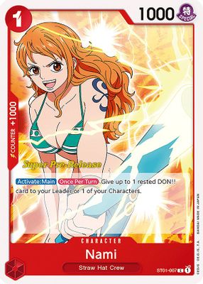 Nami ST01-007 Standard One Piece card