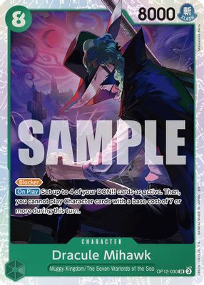 Dracule Mihawk artwork