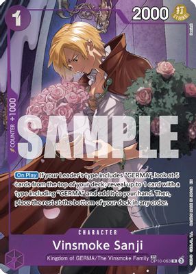Vinsmoke Sanji artwork