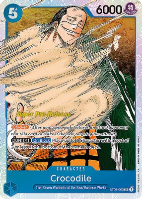 Crocodile ST03-003 Standard One Piece card