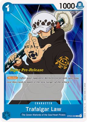 Trafalgar Law ST03-008 Standard One Piece card