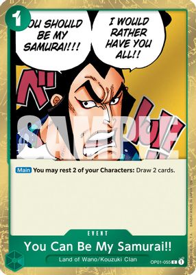 You Can Be My Samurai!!
