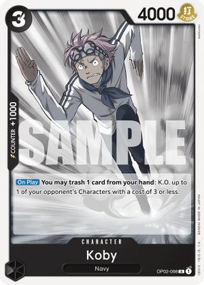 Koby OP02-098 Standard One Piece card