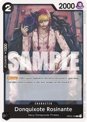 Donquixote Rosinante OP02-108 Standard One Piece card