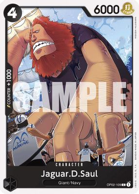 Jaguar.D.Saul OP02-109 Standard One Piece card