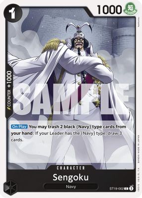 Sengoku ST19-002 Standard One Piece card