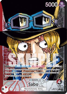 Sabo OP05-001 Alternate_art One Piece card
