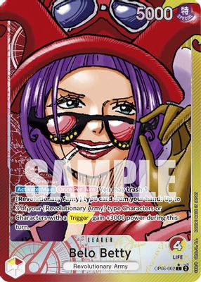 Belo Betty OP05-002 Alternate_art One Piece card