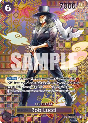 Rob Lucci OP03-092 Standard One Piece card