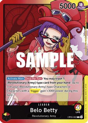 Belo Betty OP05-002 Standard One Piece card