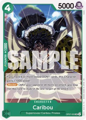 Caribou OP07-023 Standard One Piece card
