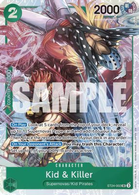 Kid & Killer ST24-002 Standard One Piece card