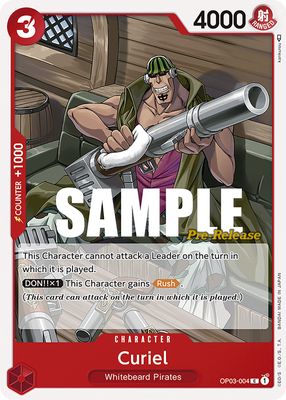 Curiel OP03-004 Standard One Piece card