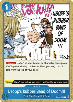 Usopp's Rubber Band of Doom!!!