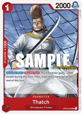 Thatch OP03-005 Standard One Piece card