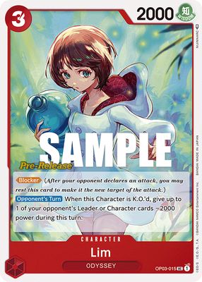 Lim OP03-015 Standard One Piece card
