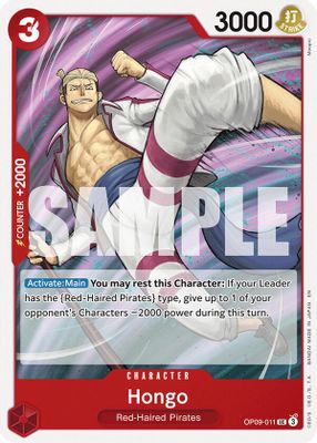 Hongo OP09-011 Standard One Piece card