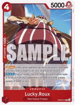 Lucky.Roux OP09-015 Standard One Piece card