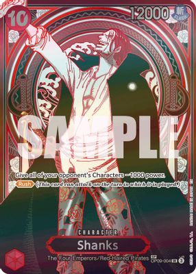 Shanks OP09-004 Standard One Piece card