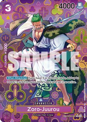 Zoro-Juurou OP05-067 Standard One Piece card