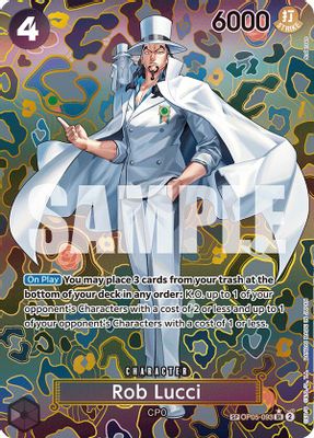 Rob Lucci OP05-093 Standard One Piece card