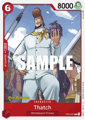 Thatch OP02-007 Standard One Piece card