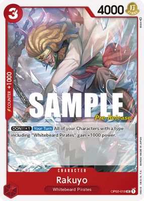 Rakuyo OP02-019 Standard One Piece card