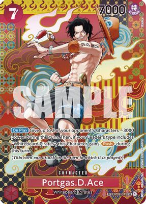 Portgas.D.Ace OP02-013 Standard One Piece card