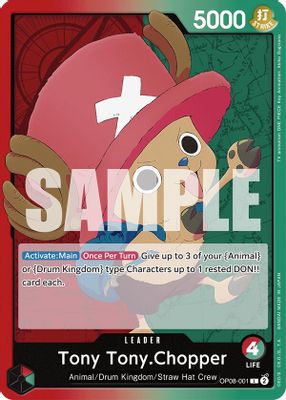 Tony Tony.Chopper OP08-001 Standard One Piece card