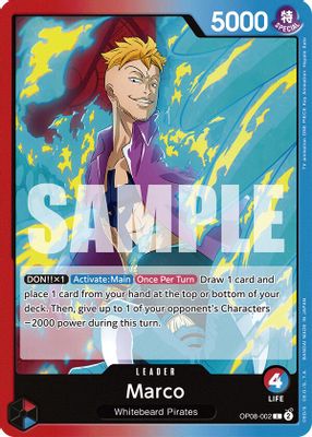 Marco OP08-002 Standard One Piece card