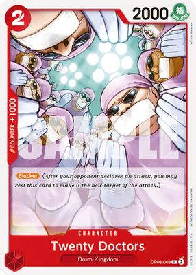 Twenty Doctors OP08-003 Standard One Piece card