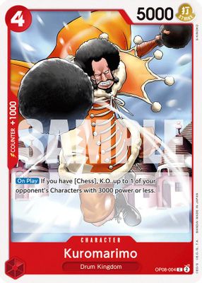 Kuromarimo OP08-004 Standard One Piece card