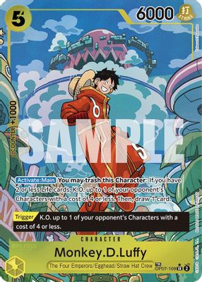 Monkey.D.Luffy OP07-109 Standard One Piece card
