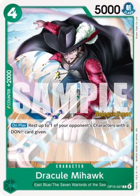 Dracule Mihawk artwork