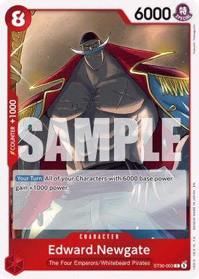 Edward.Newgate ST30-003 Standard One Piece card